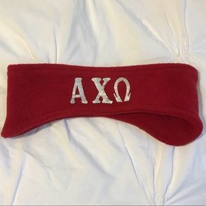 Alpha Chi Omega- ear warmer